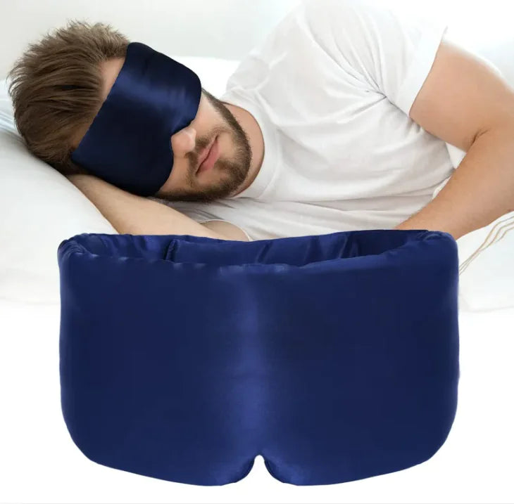 Silk-Feel Cooling Sleep Eye Mask