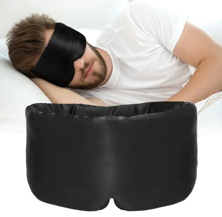 Silk-Feel Cooling Sleep Eye Mask