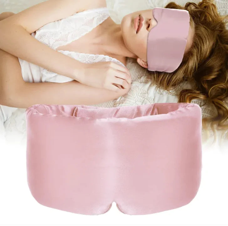 Silk-Feel Cooling Sleep Eye Mask